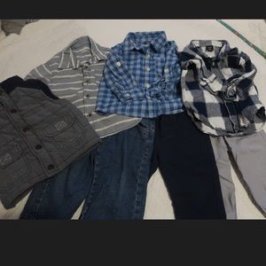 Mix and match 7 piece boys clothing - 12 mo